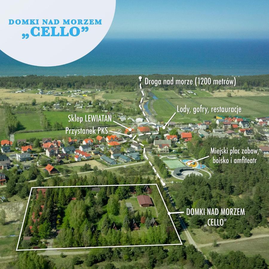 Domki Nad Morzem Cello Острово Екстер'єр фото